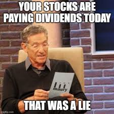 Dividend payment meme